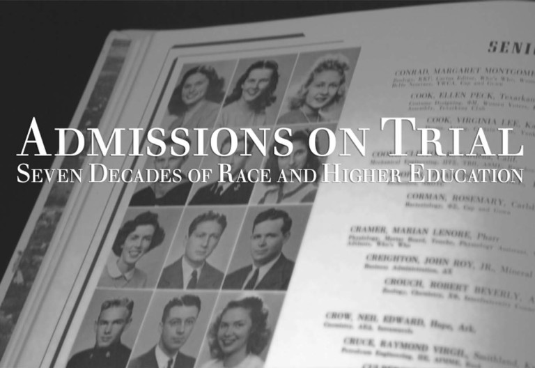 Higher Education: Admission Policies And Race On Trial