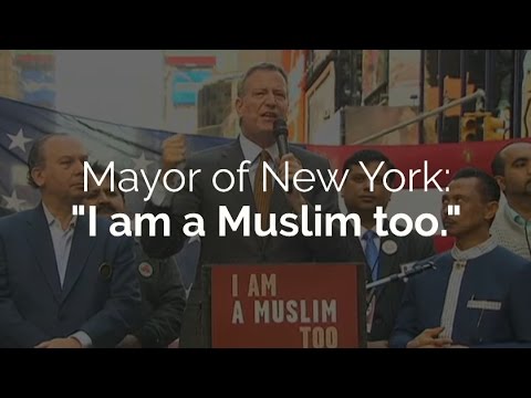 NYC Mayor speaks at rally -via IlmFeed
