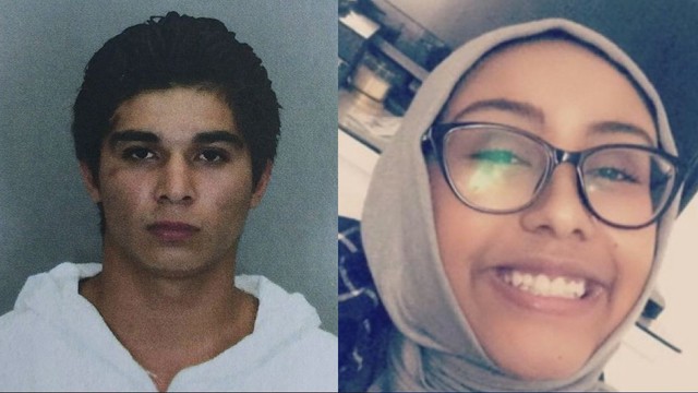 Nabra Hassanen (r) was killed by Darwin Martinez Torres (l) in what was deemed an act of road rage.