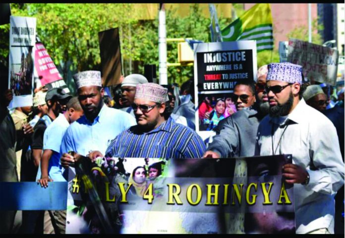 The Muslims of America, along with Burmese Muslims, R ally and March to bring attention to the atrocities happening daily against the Rohingya Muslims.