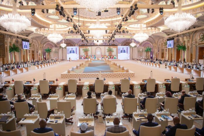 OIC and Arab League conference in Saudi Arabia, November 11, 2023, via OIC.