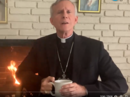 Video capture of Bishop Joseph Strickland being interviewed by LifeSite after his removal from office.