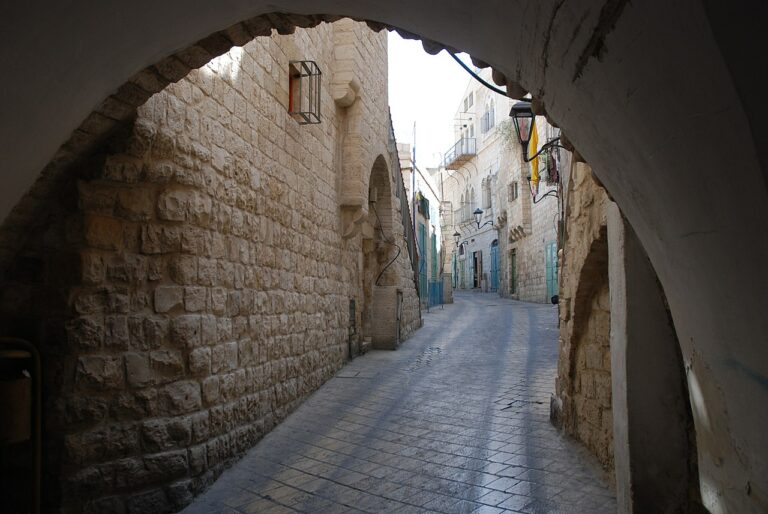 Bethlehem in the West Bank, Palestine, is said to be the birthplace of Jesus. Credit: Mosmas