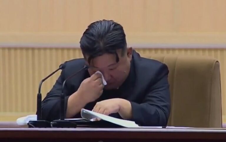 North Korean leader Kim Jong-Un reportedly cried while addressing the birth rate of the country. True?