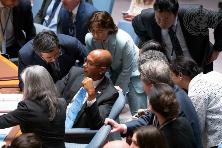 Robert A. Wood, representative of the United States to the UN, vetoed the ceasefire. UN Photo/Evan Schneider