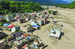 Countless homes and businesses remain covered in mud